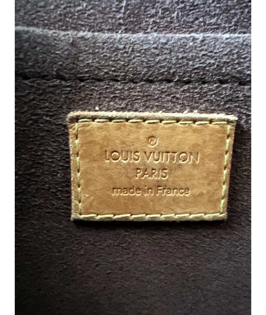 LOUIS VUITTON PRE-OWNED Коричневая сумка через плечо, фото 7