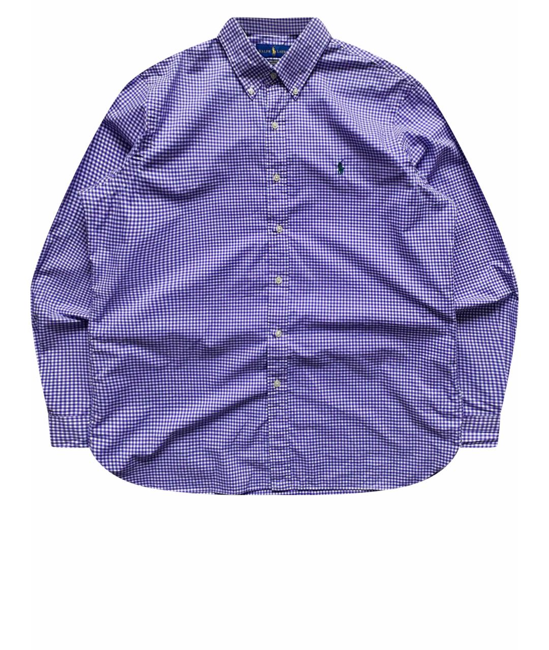 POLO RALPH LAUREN Фиолетовая хлопковая классическая рубашка, фото 1