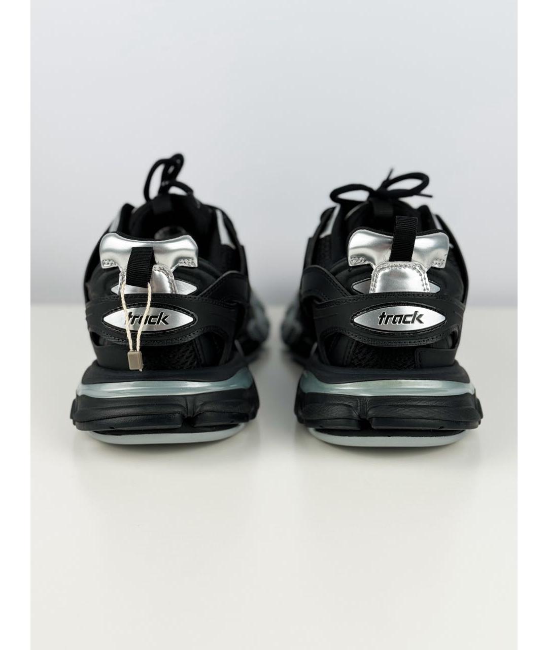 BALENCIAGA Черные низкие кроссовки / кеды, фото 3