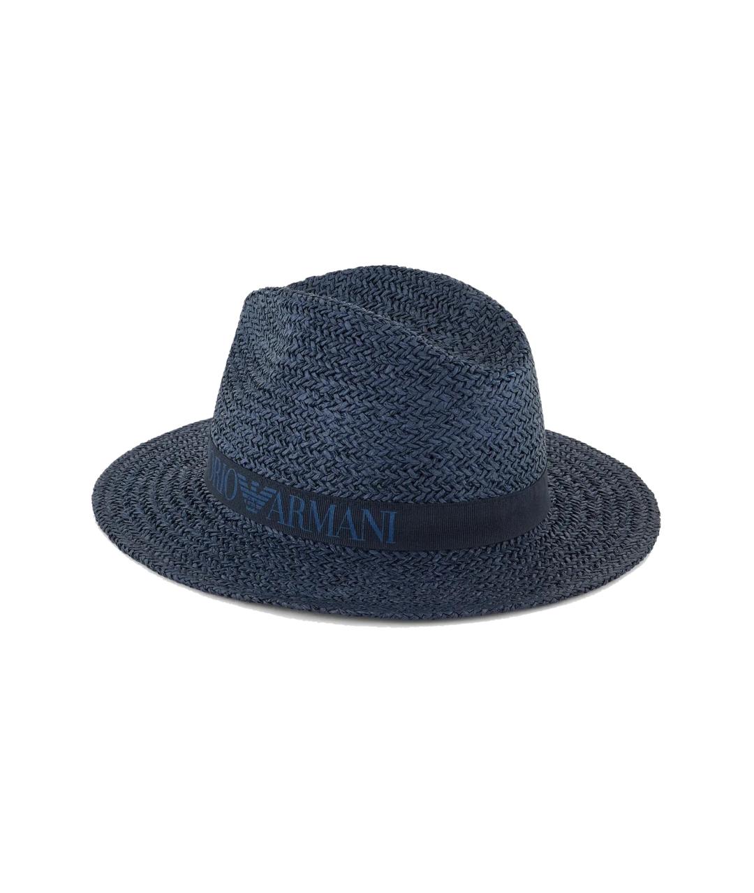 EMPORIO ARMANI Синяя шляпа, фото 1