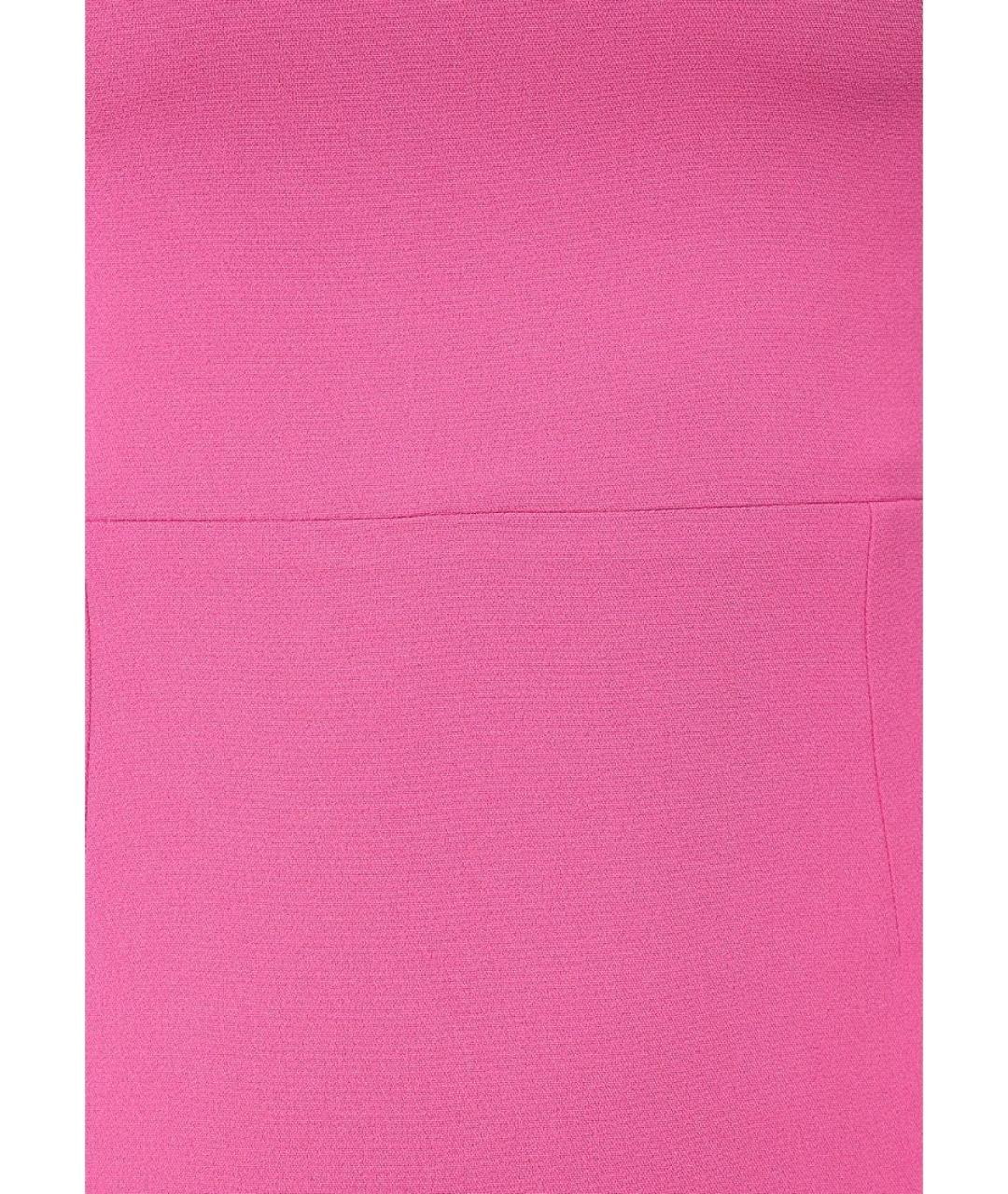 DOLCE&GABBANA Фуксия вискозное повседневное платье, фото 3