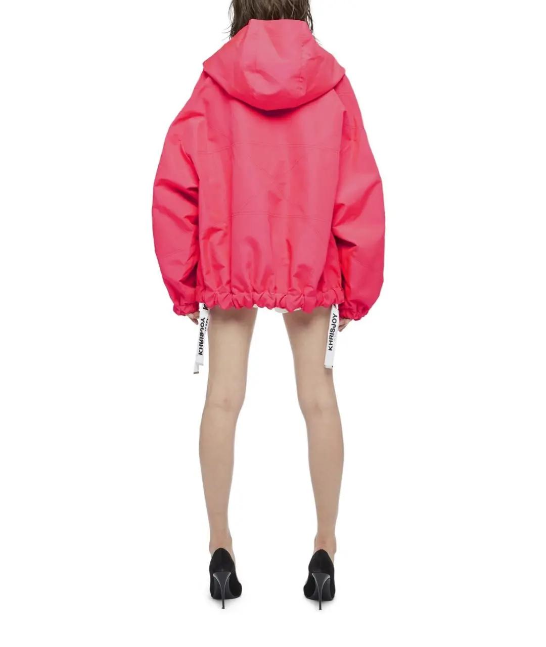 KHRISJOY Розовая хлопковая куртка, фото 2