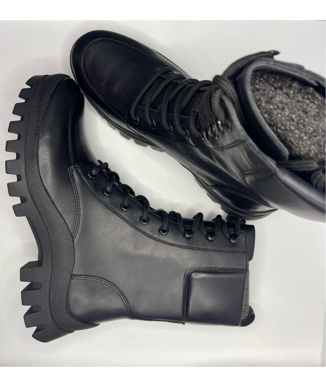 DKNY Черные кожаные ботинки, фото 3