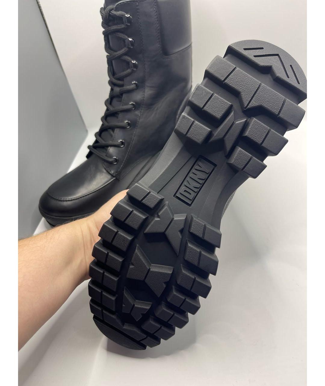 DKNY Черные кожаные ботинки, фото 4