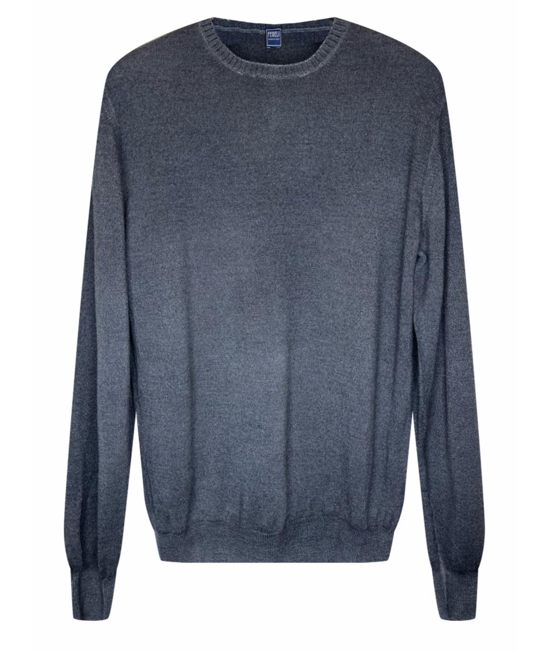 FEDELI Серый шерстяной джемпер / свитер, фото 1