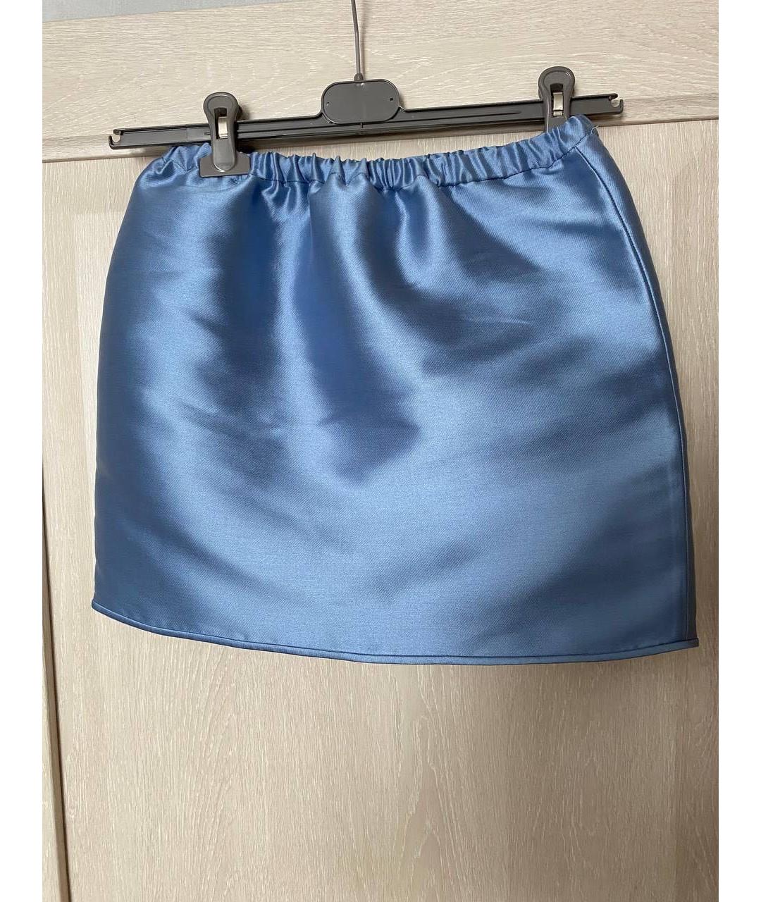 NO. 21 Голубая юбка мини, фото 3