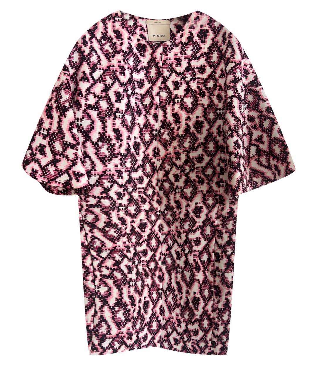 PINKO Розовый полиэстеровый жакет/пиджак, фото 1