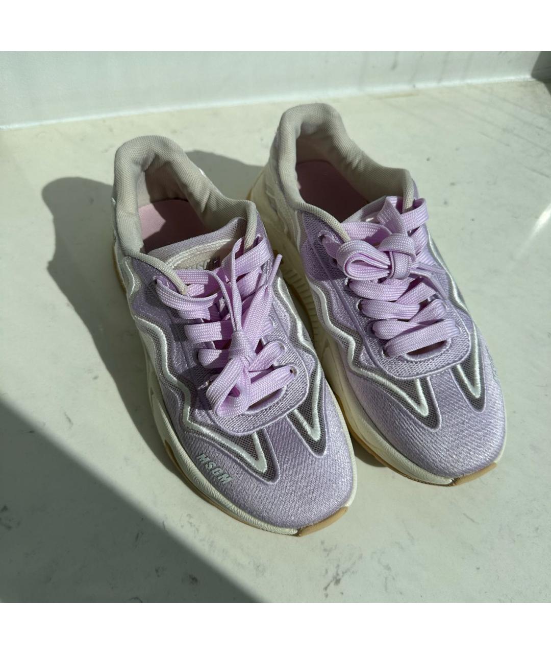 MSGM Фиолетовые кроссовки, фото 7
