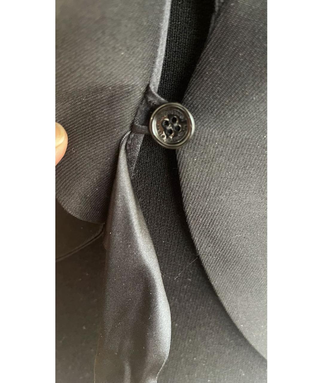 EMANUEL UNGARO Черный шерстяной жакет/пиджак, фото 7