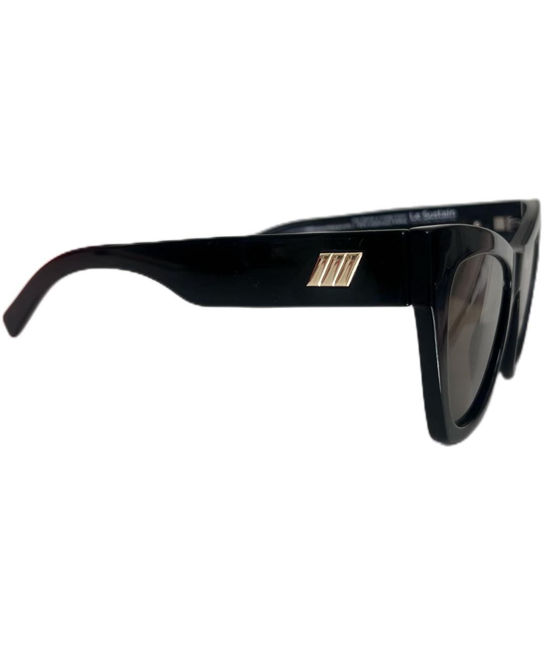 LE SPECS Черные пластиковые солнцезащитные очки, фото 2