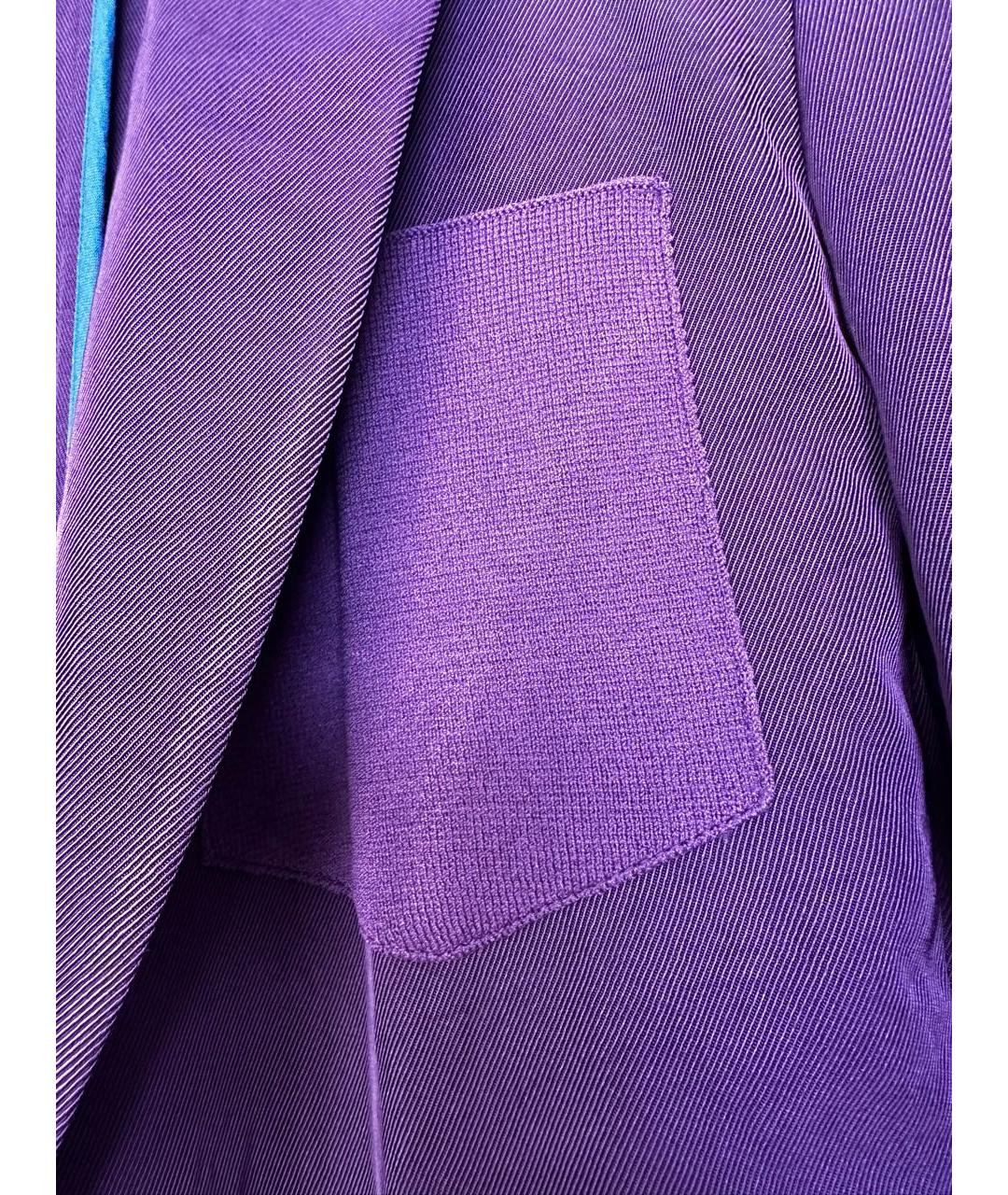 SANDRO Фиолетовый жакет/пиджак, фото 4