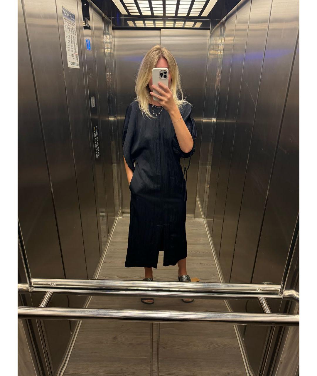 JIL SANDER Черное платье, фото 4