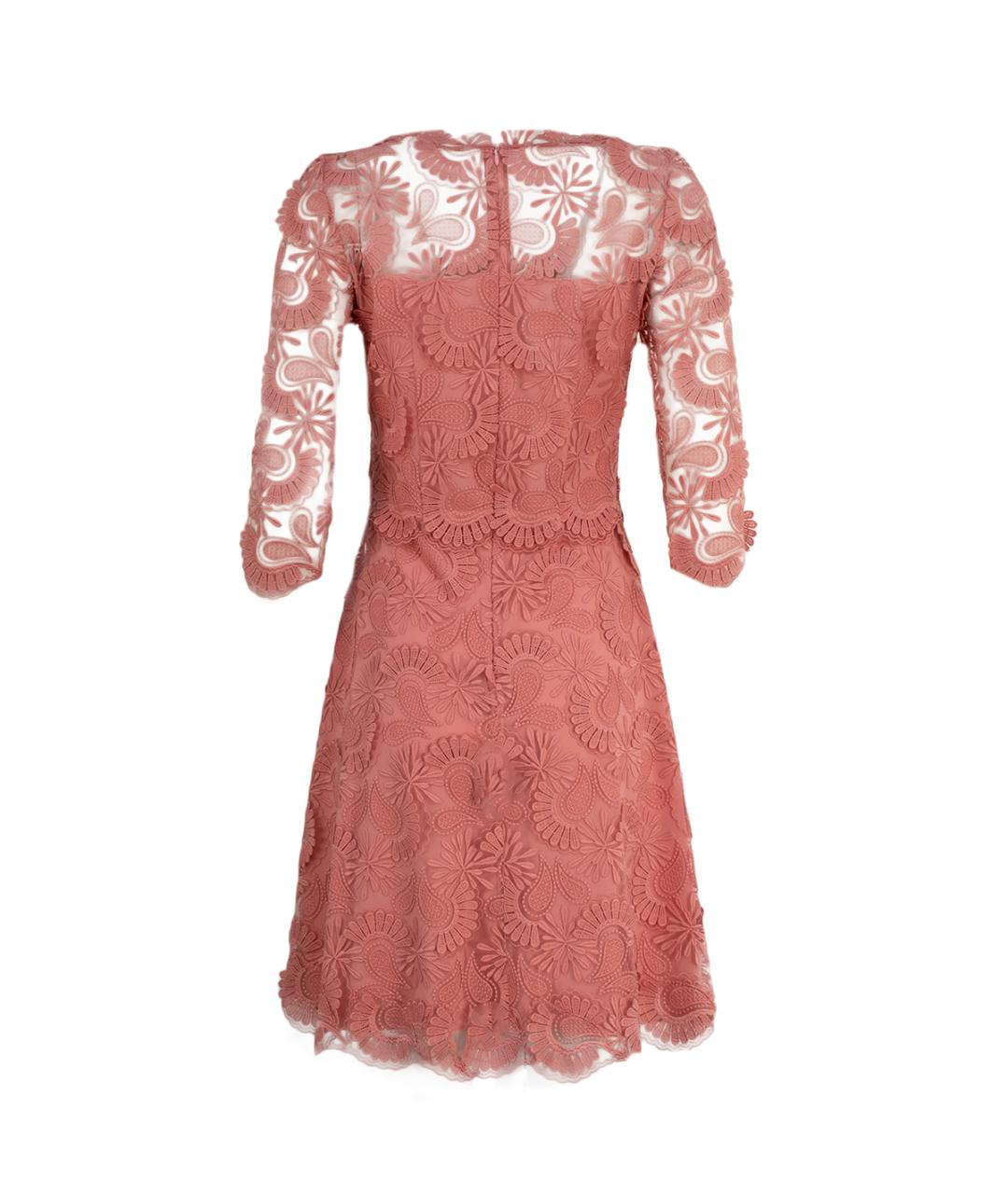 ERMANNO SCERVINO Розовое полиэстеровое повседневное платье, фото 2
