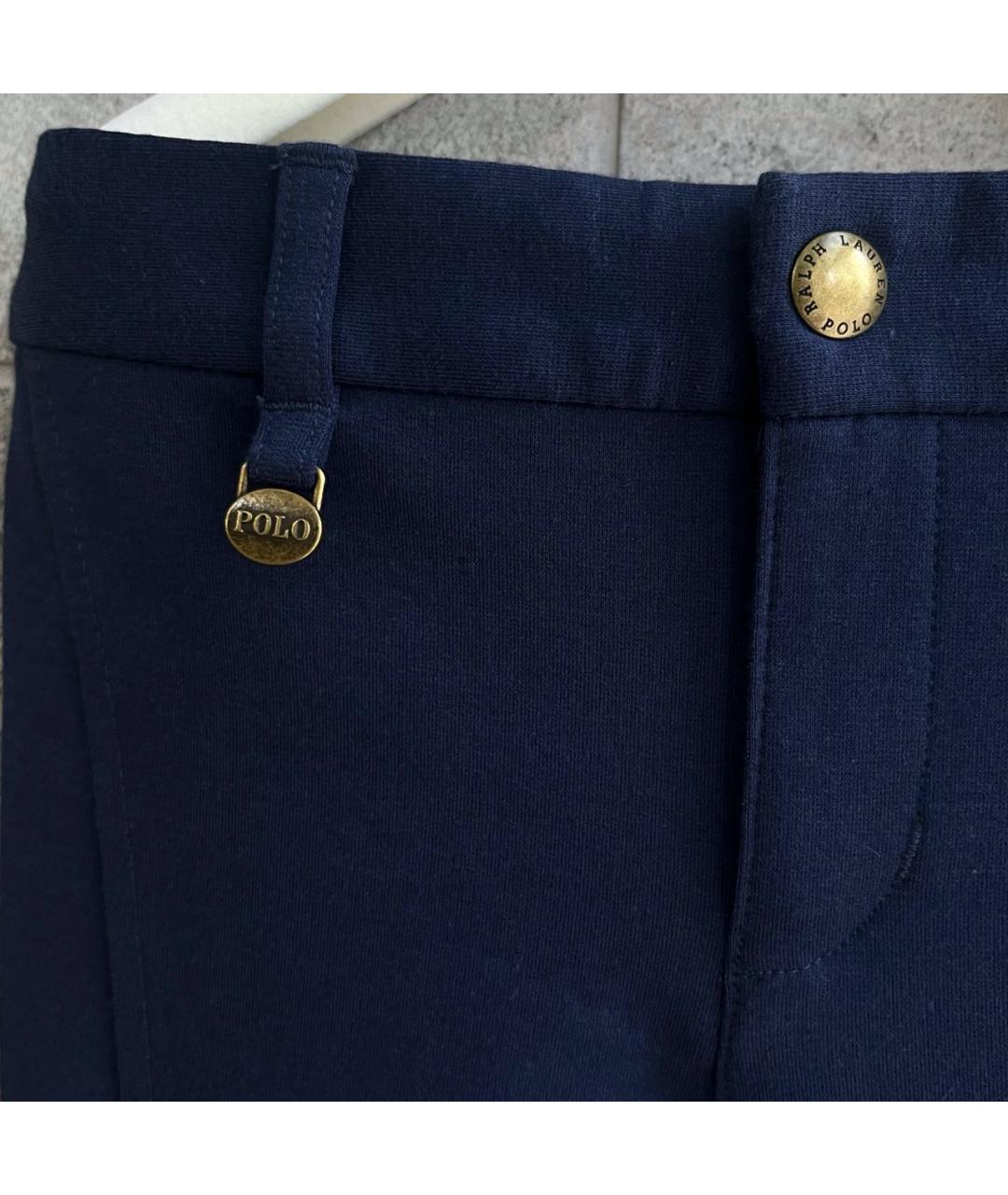 POLO RALPH LAUREN Темно-синие хлопковые брюки и шорты, фото 3