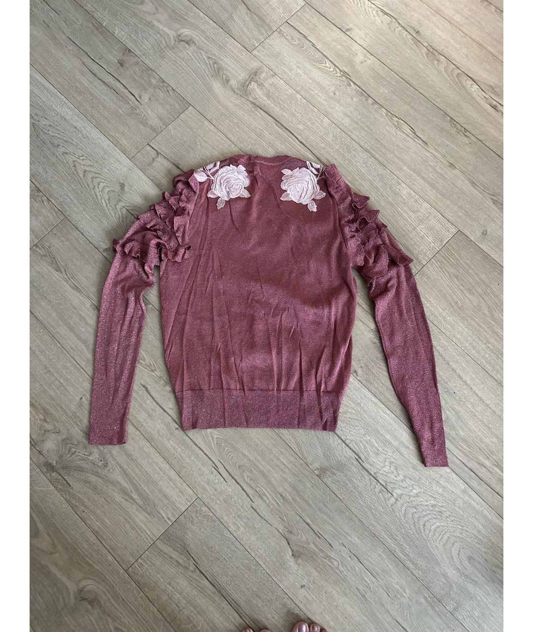 DOLCE&GABBANA Розовый вискозный джемпер / свитер, фото 2