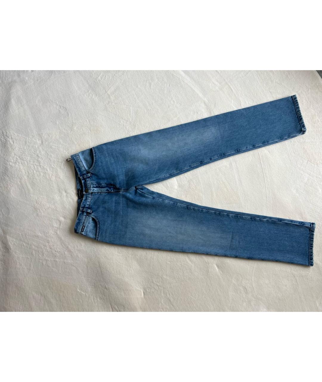 TOM FORD Синие хлопковые прямые джинсы, фото 9