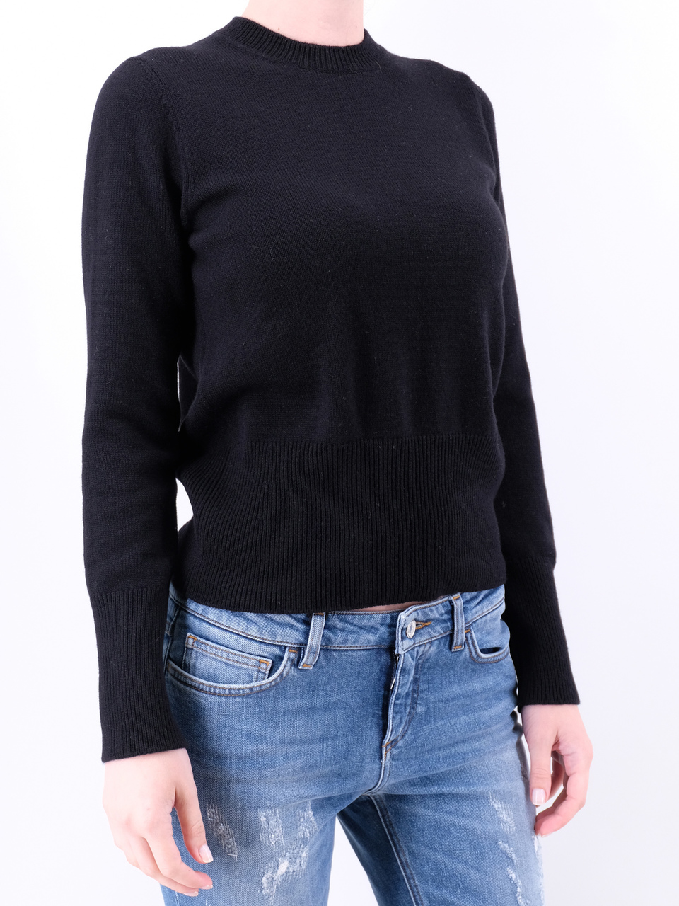LOUIS VUITTON PRE-OWNED Черный кашемировый джемпер / свитер, фото 2