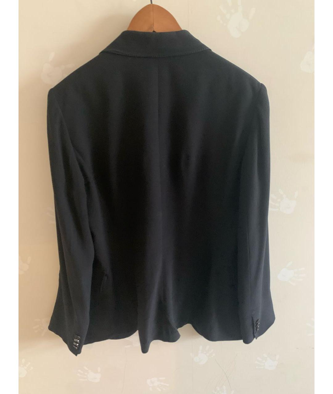 HERMES PRE-OWNED Черный шелковый жакет/пиджак, фото 2