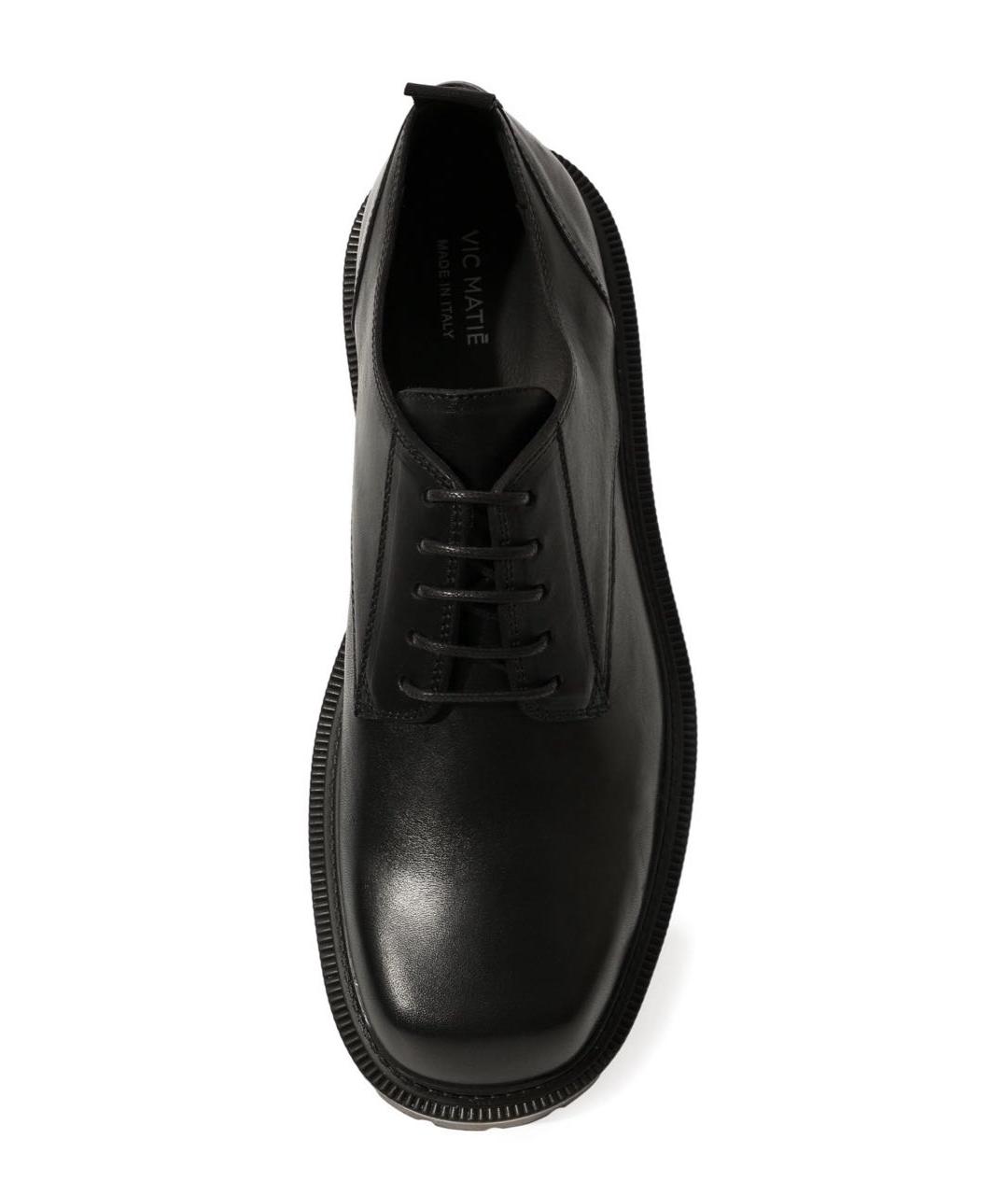 VIC MATIE Черные кожаные туфли, фото 3