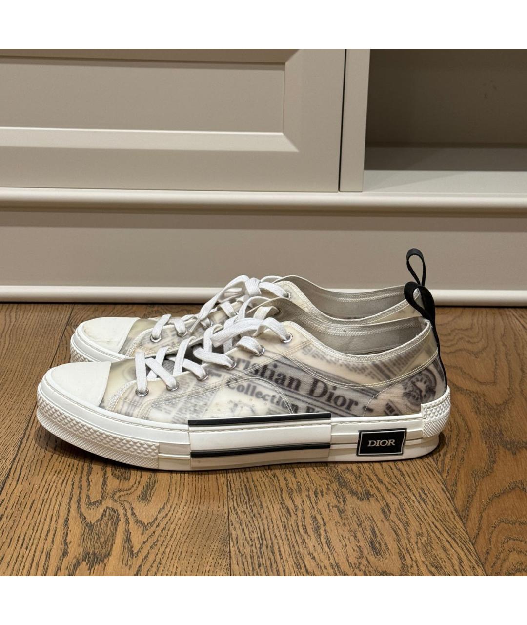 CHRISTIAN DIOR PRE-OWNED Белые резиновые низкие кроссовки / кеды, фото 5