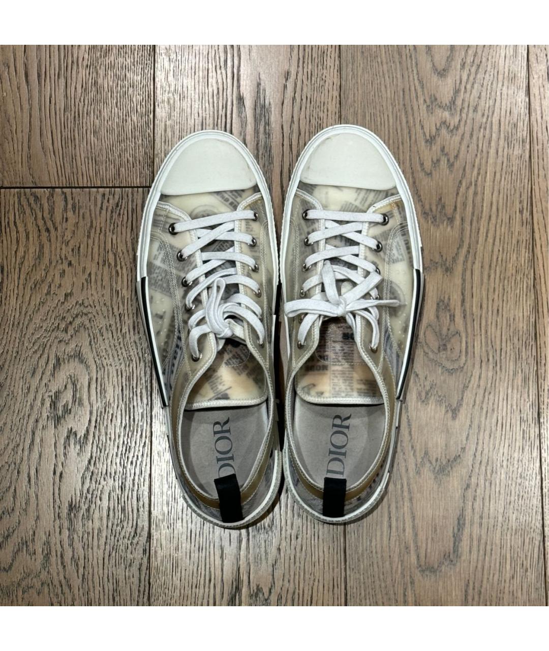 CHRISTIAN DIOR PRE-OWNED Белые резиновые низкие кроссовки / кеды, фото 3