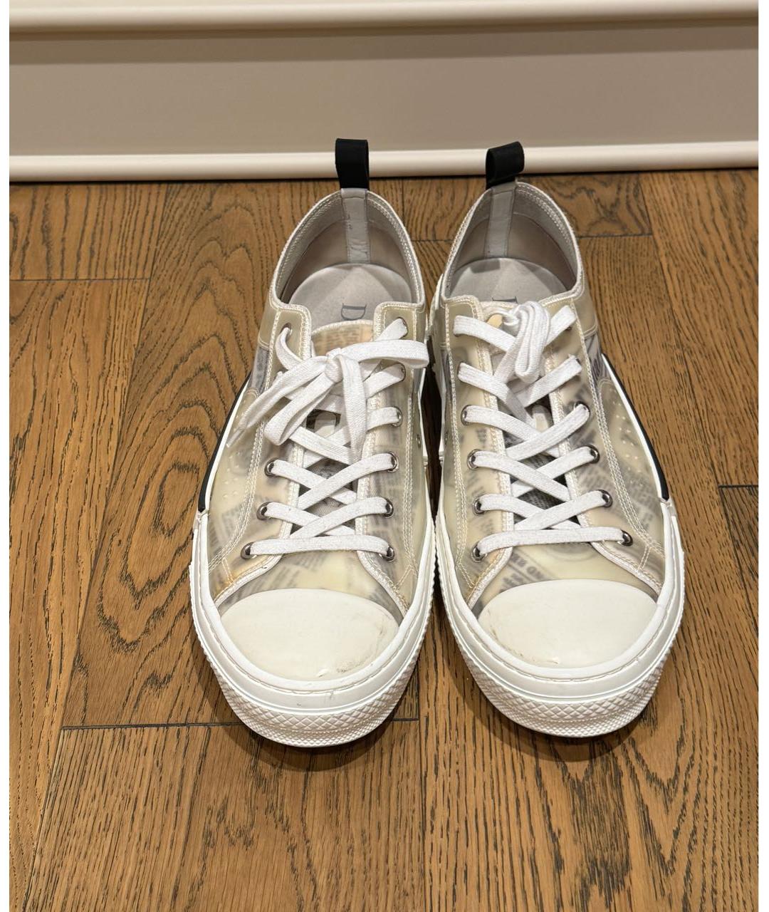 CHRISTIAN DIOR PRE-OWNED Белые резиновые низкие кроссовки / кеды, фото 2