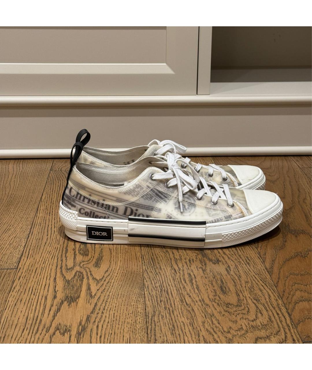 CHRISTIAN DIOR PRE-OWNED Белые резиновые низкие кроссовки / кеды, фото 6
