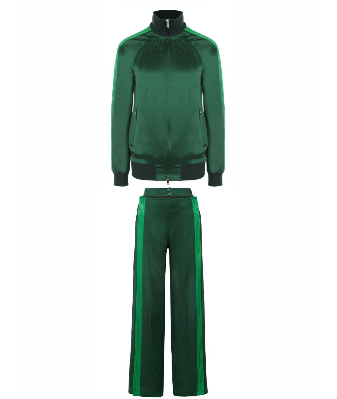 VALENTINO Зеленый шелковый спортивные костюмы, фото 1