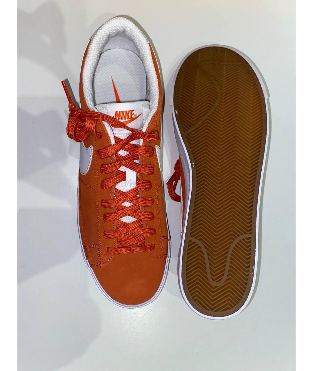 NIKE Оранжевое низкие кроссовки / кеды, фото 5