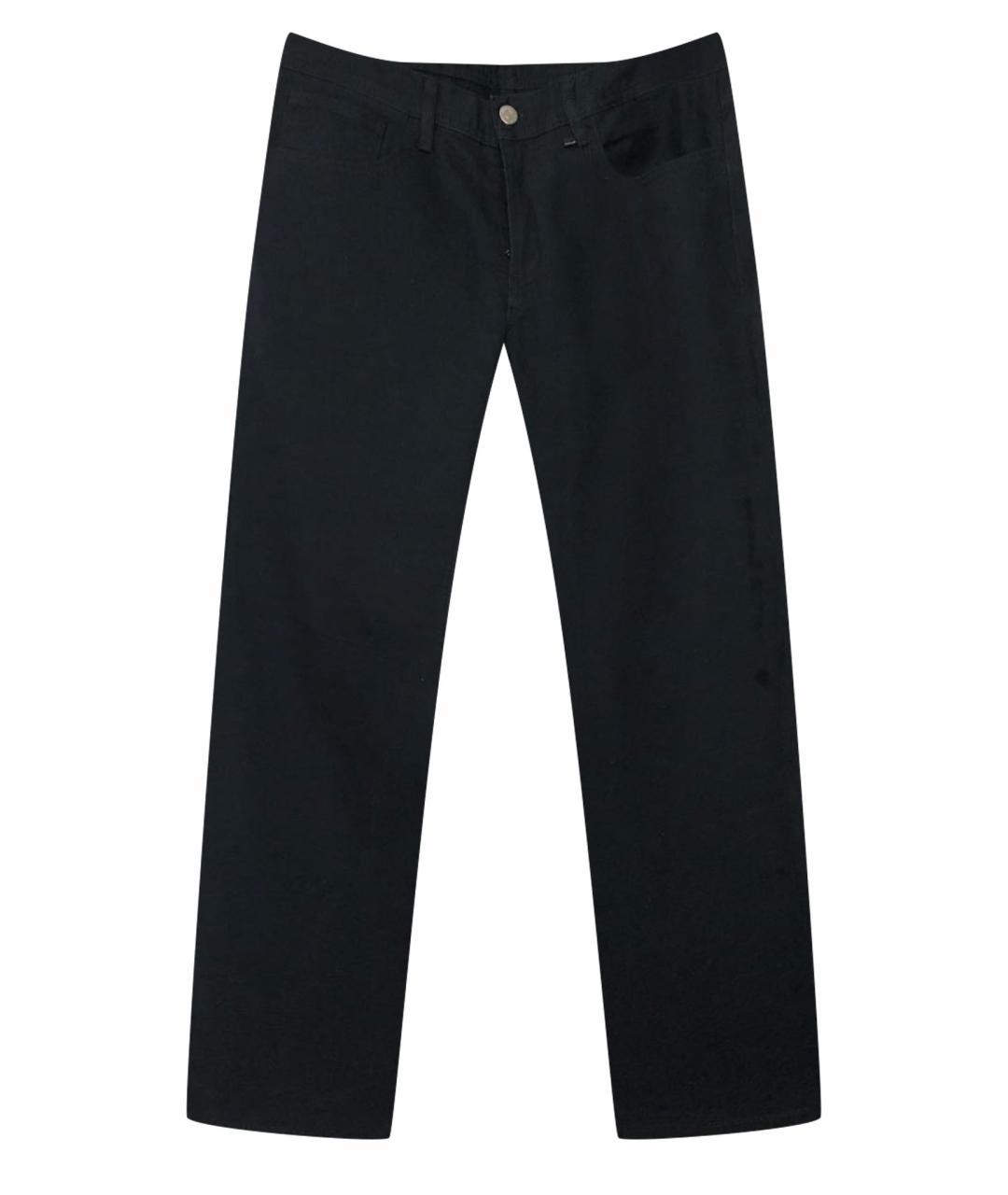 ARMANI EXCHANGE Темно-синие хлопковые прямые джинсы, фото 1