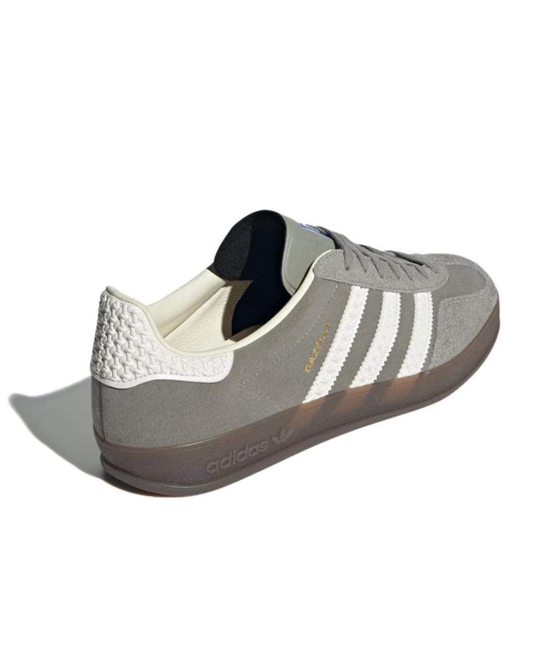 ADIDAS Серые замшевые кроссовки, фото 3