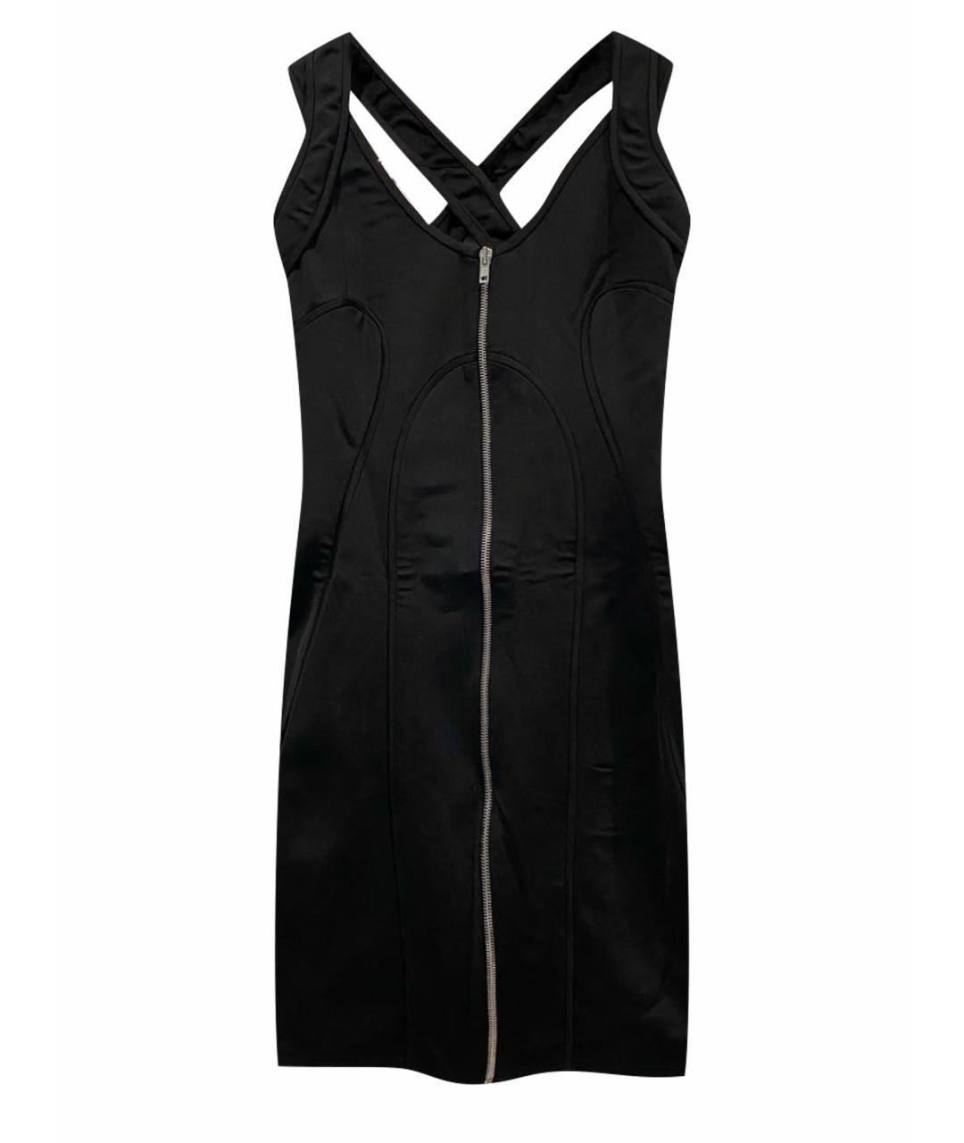 ALEXANDER WANG Черное полиэстеровое коктейльное платье, фото 1