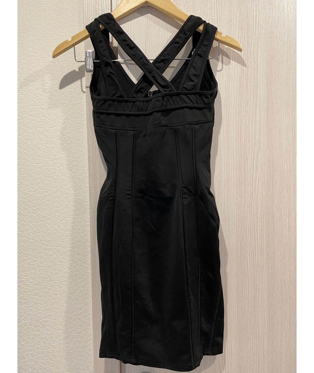 ALEXANDER WANG Черное полиэстеровое коктейльное платье, фото 2