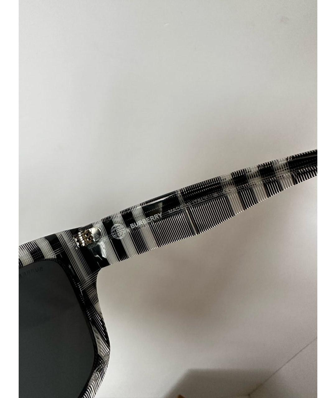 BURBERRY Серые пластиковые солнцезащитные очки, фото 4