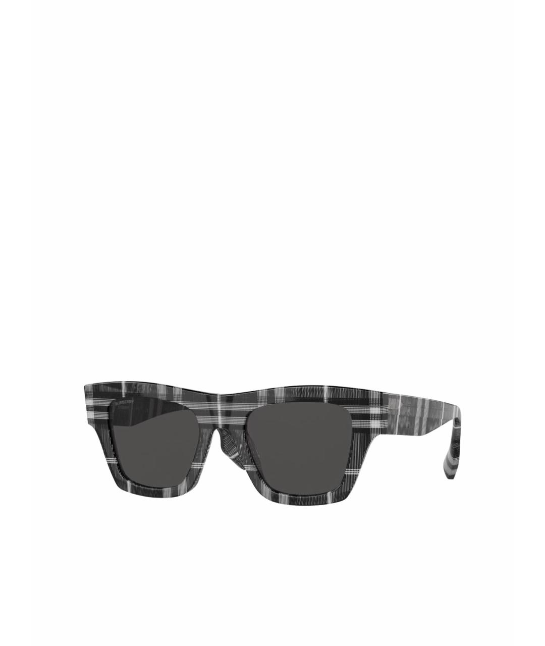 BURBERRY Серые пластиковые солнцезащитные очки, фото 1