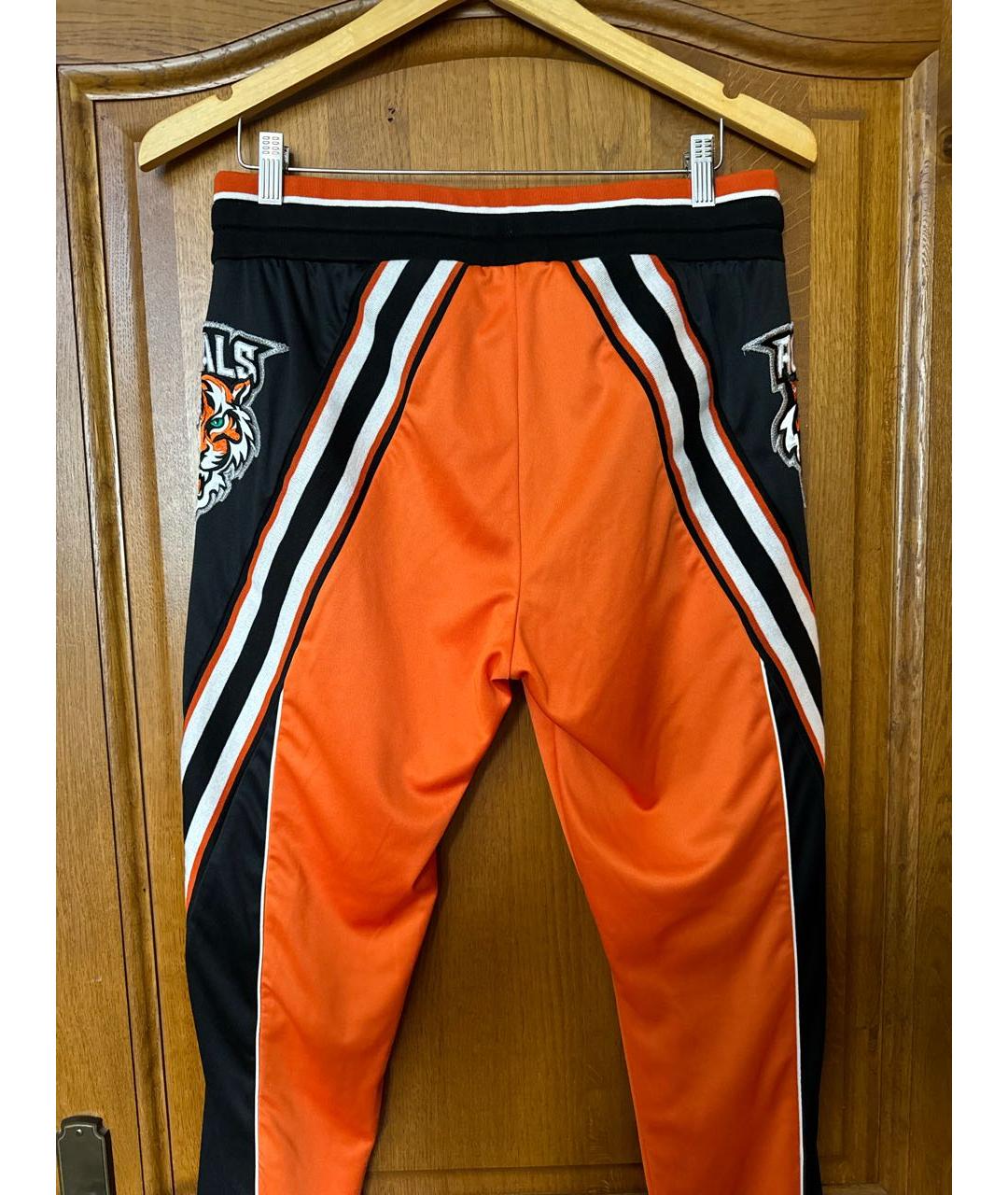 DOLCE&GABBANA Оранжевый полиэстеровый спортивный костюм, фото 4