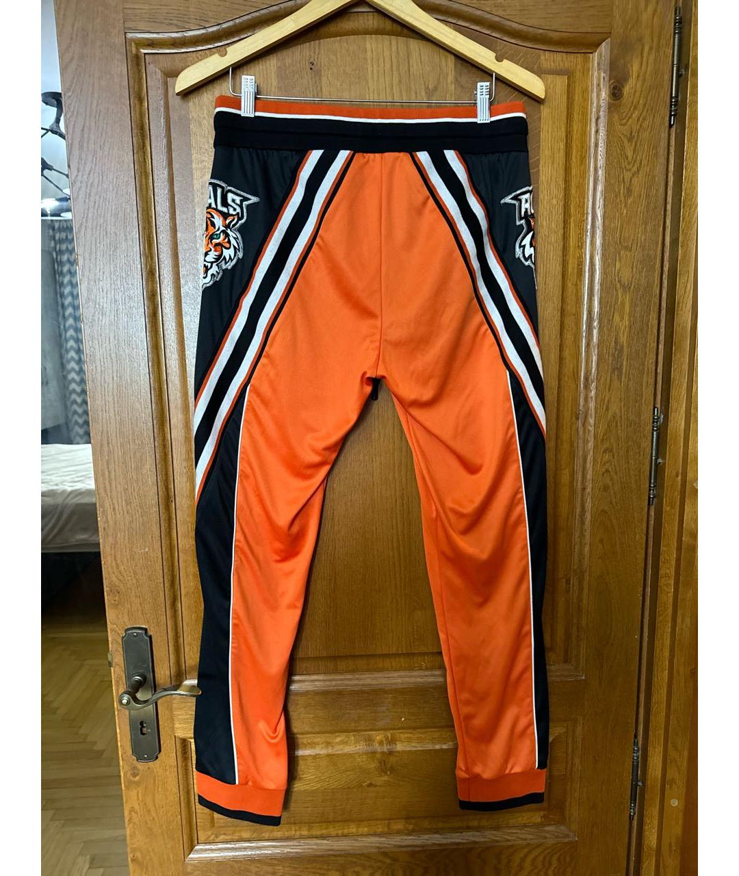 DOLCE&GABBANA Оранжевый полиэстеровый спортивный костюм, фото 2
