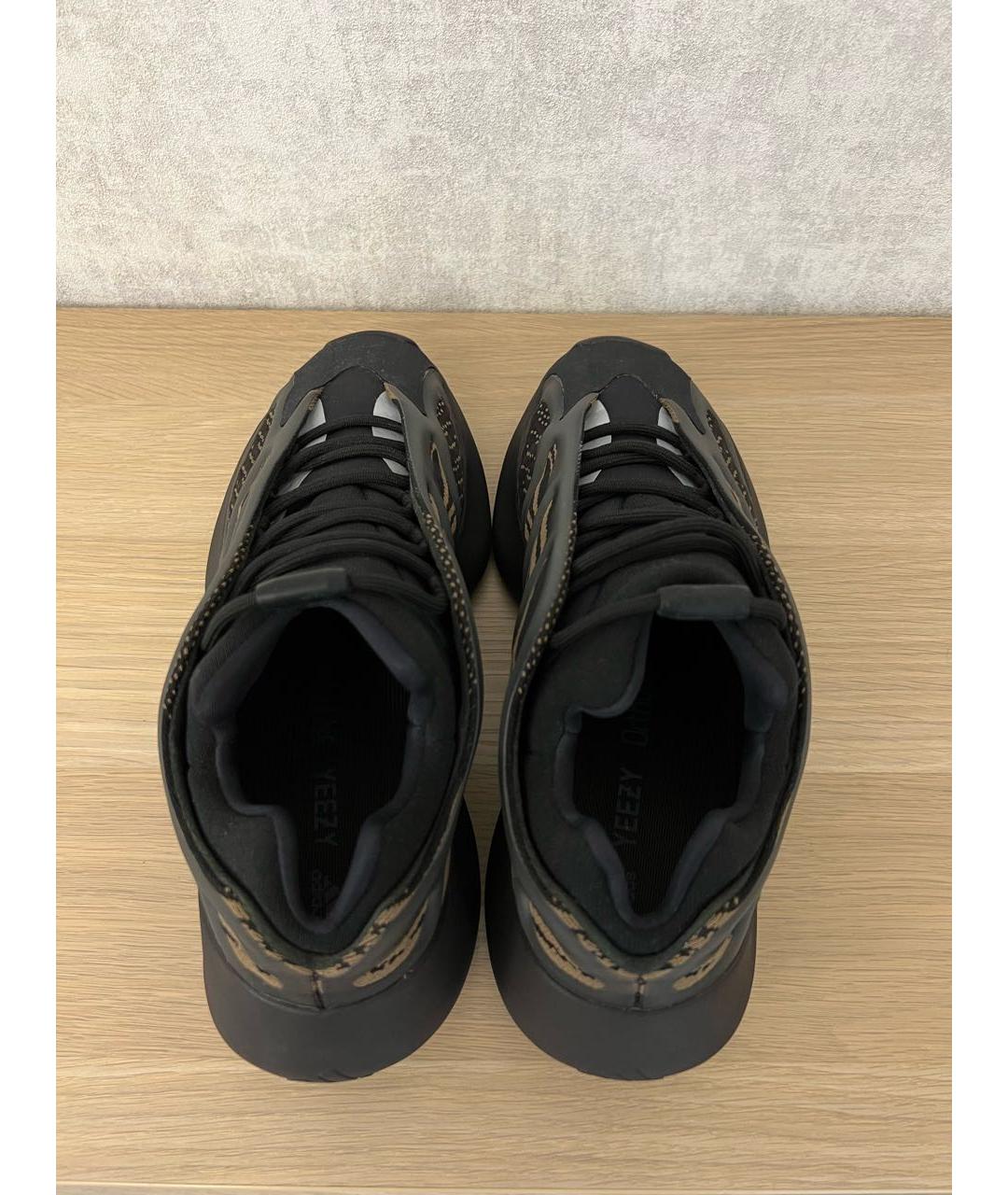 ADIDAS YEEZY Черные низкие кроссовки / кеды, фото 3
