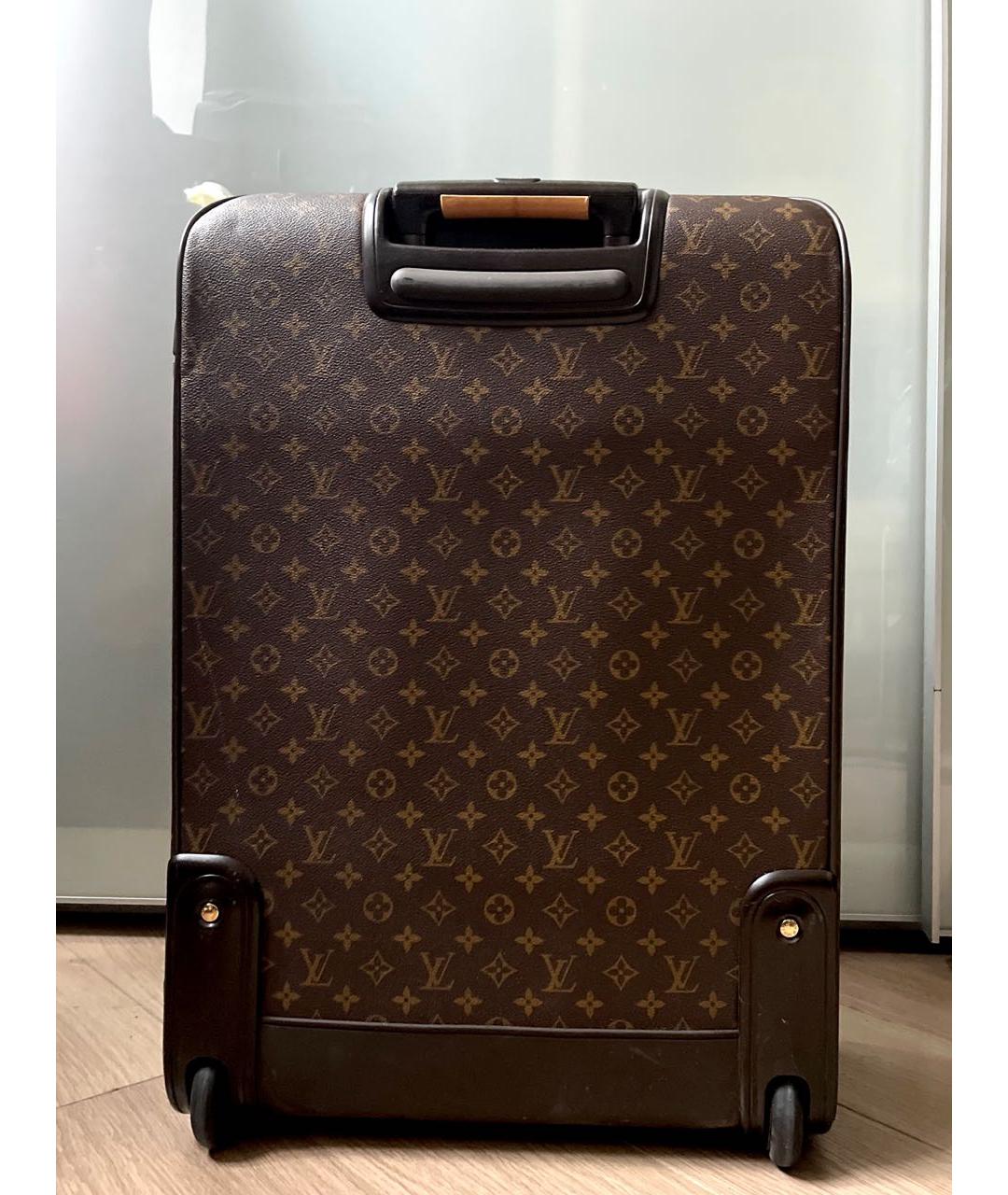 LOUIS VUITTON PRE-OWNED Коричневый чемодан, фото 3