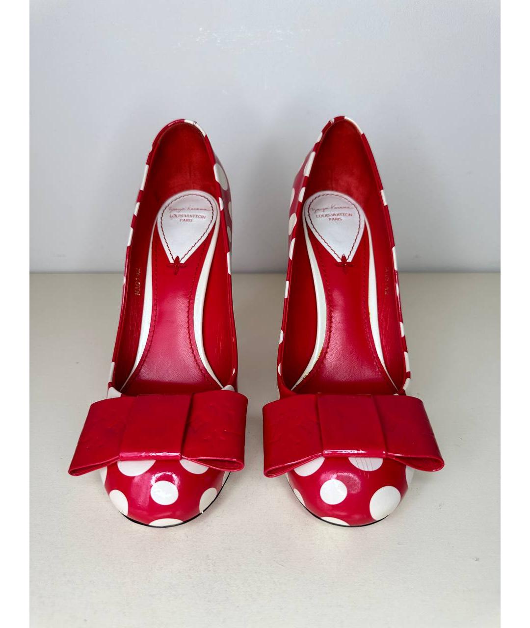 LOUIS VUITTON PRE-OWNED Красные туфли из лакированной кожи, фото 3