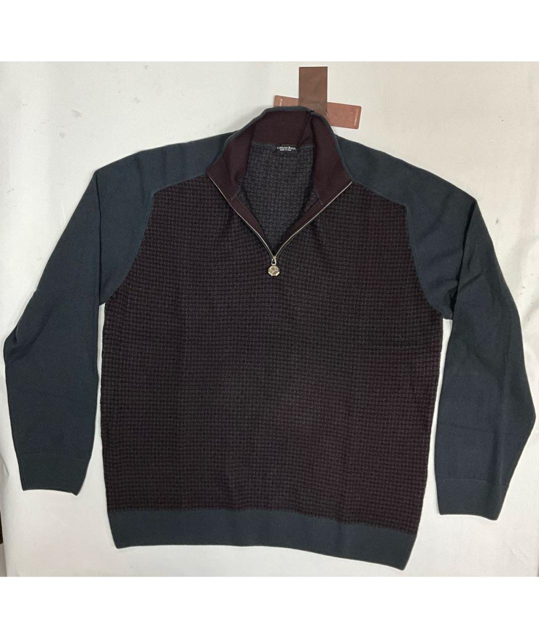 STEFANO RICCI Серый кашемировый джемпер / свитер, фото 2