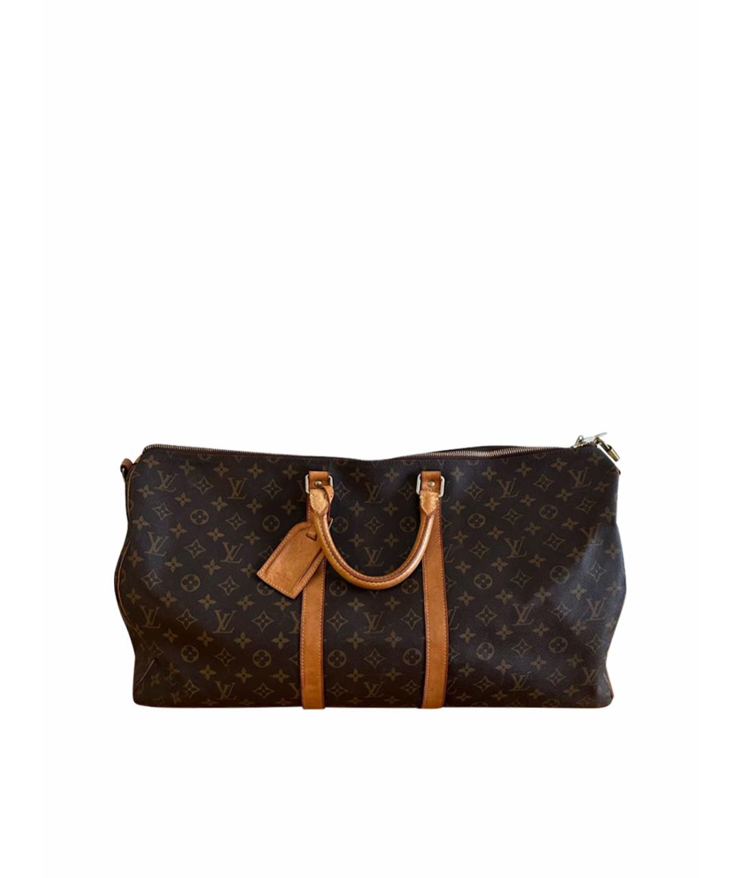 LOUIS VUITTON PRE-OWNED Коричневая дорожная/спортивная сумка, фото 1