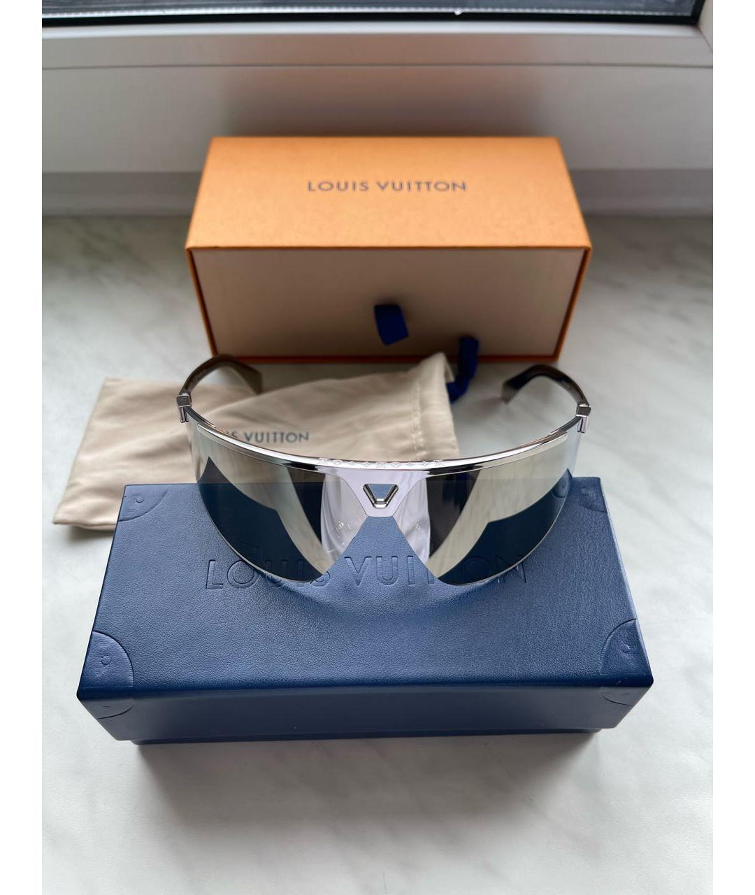 LOUIS VUITTON PRE-OWNED Серебряные металлические солнцезащитные очки, фото 5