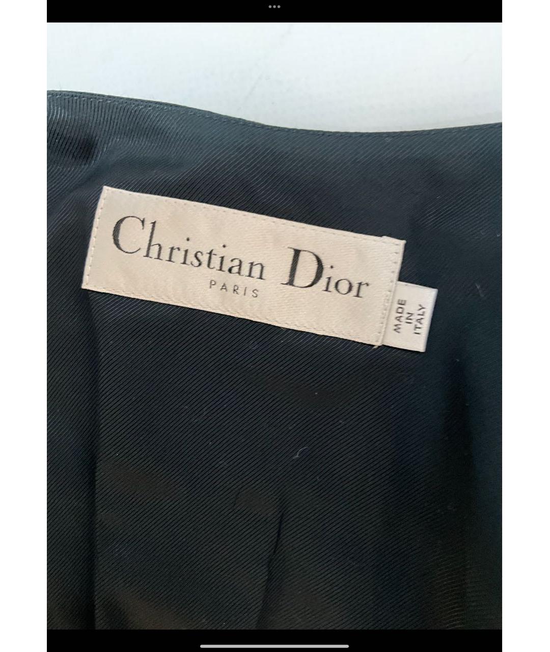 CHRISTIAN DIOR PRE-OWNED Серый шерстяной костюм с брюками, фото 6