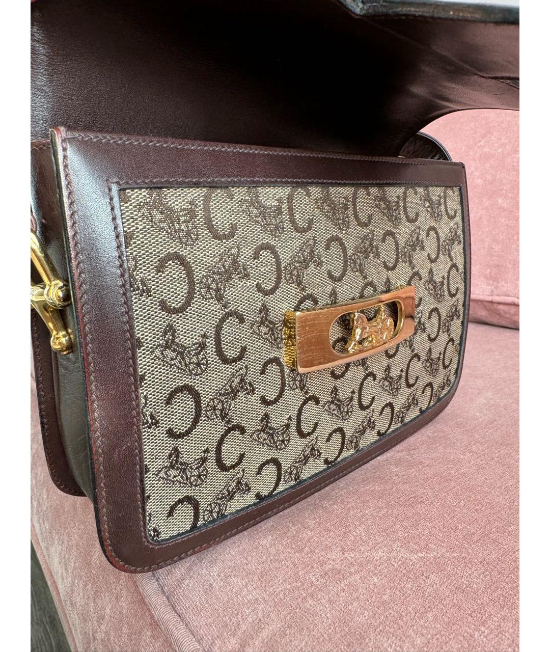 CELINE Коричневая сумка через плечо, фото 2