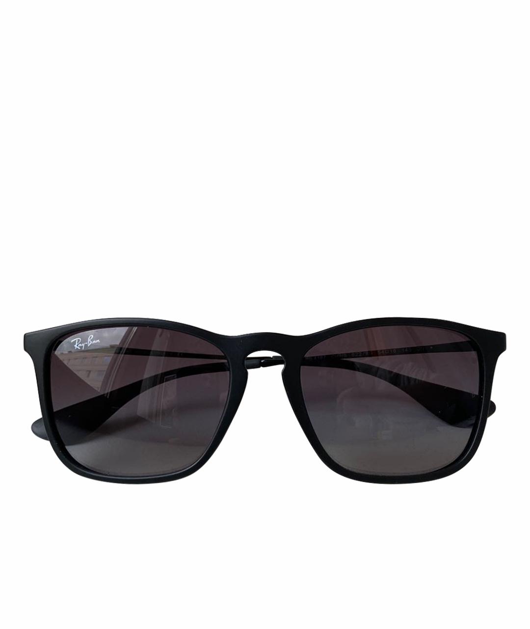 RAY BAN Черные солнцезащитные очки, фото 1