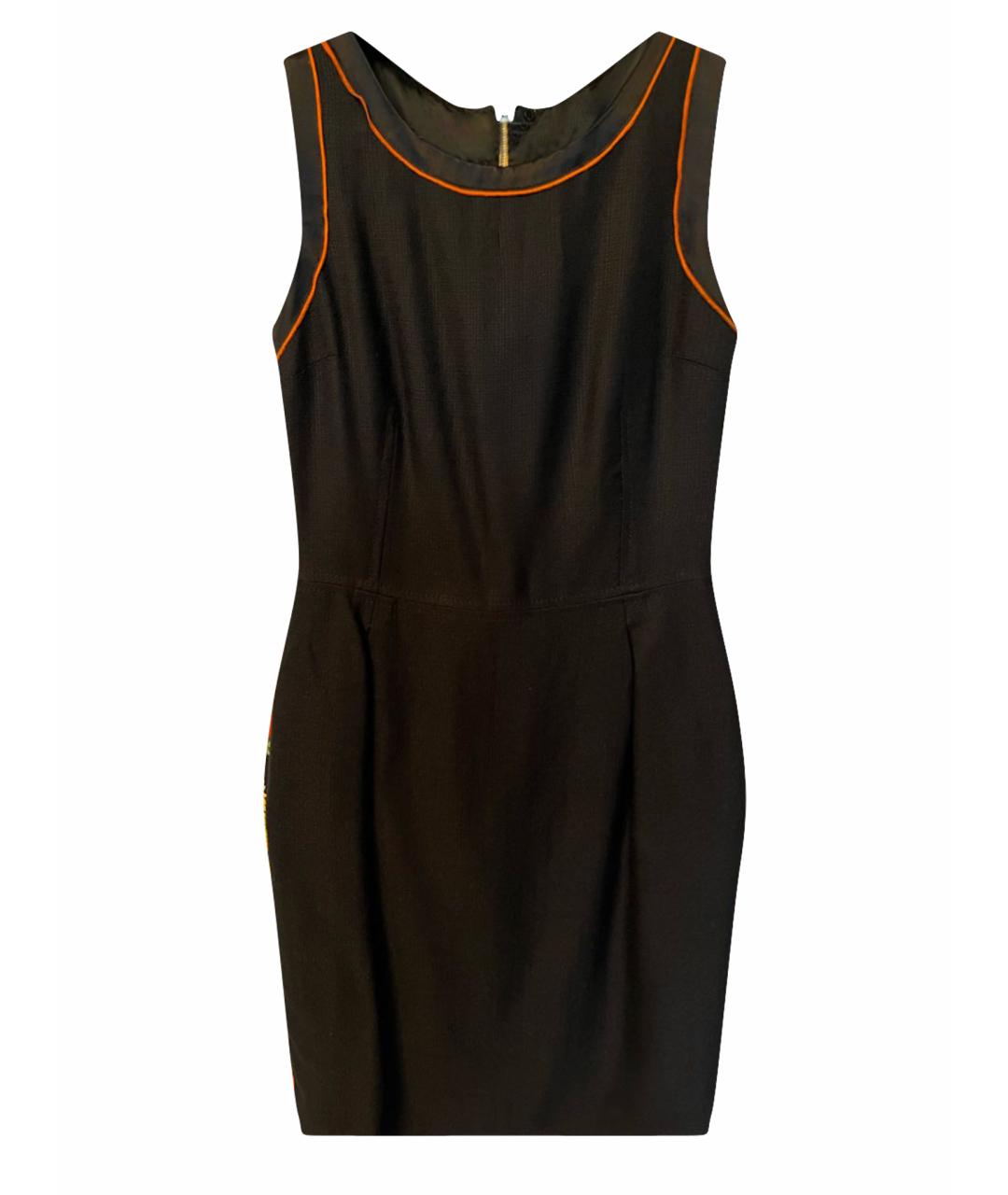 DOLCE&GABBANA Черное полиамидовое коктейльное платье, фото 1