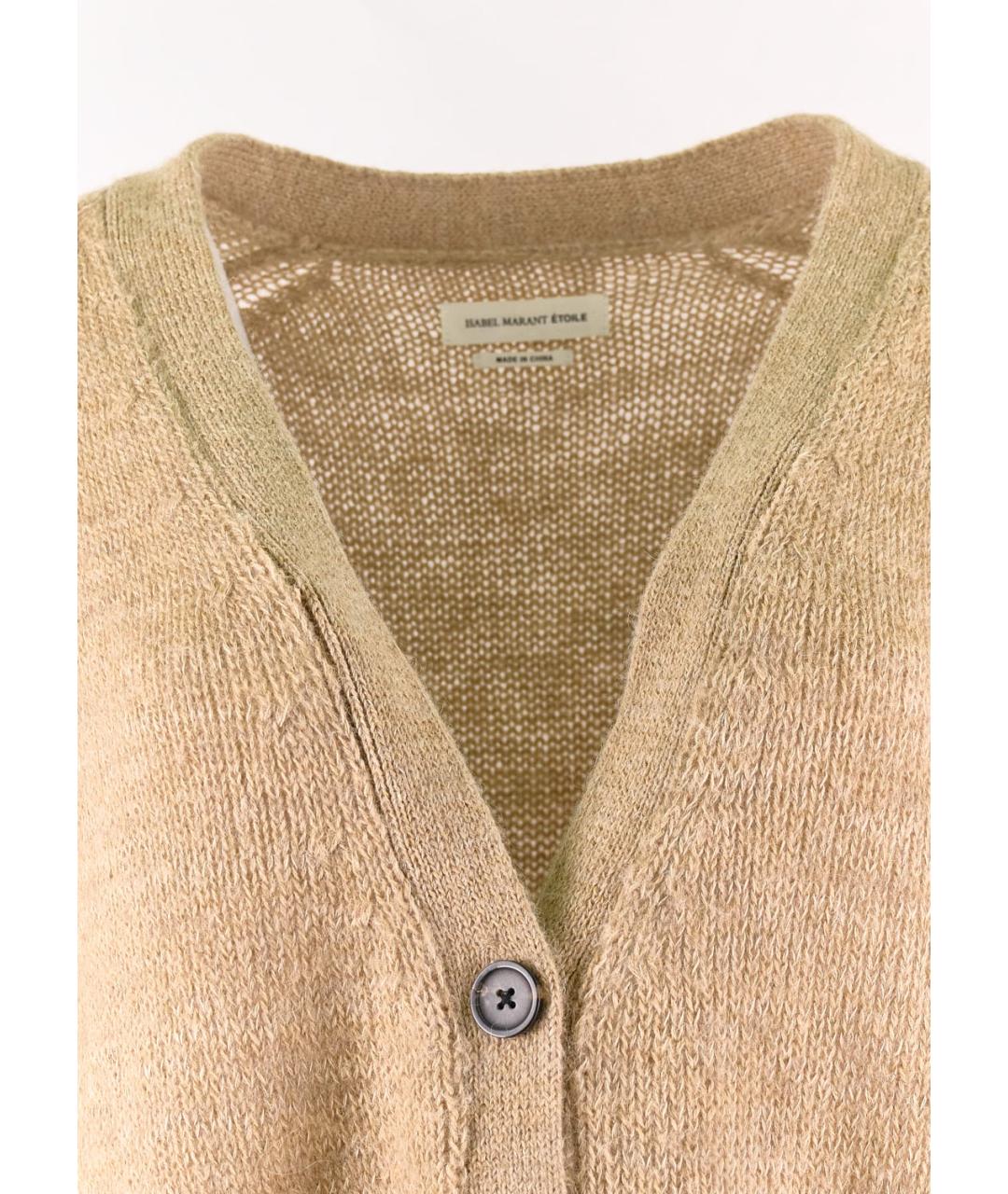 ISABEL MARANT Коричневый шерстяной джемпер / свитер, фото 4