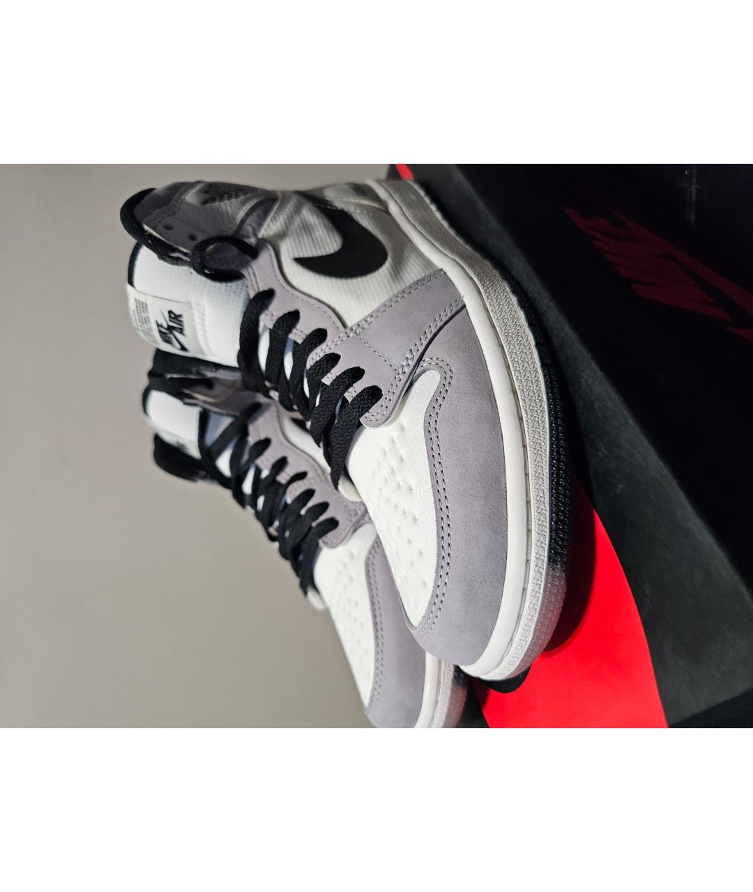 JORDAN Бежевые высокие кроссовки / кеды, фото 7