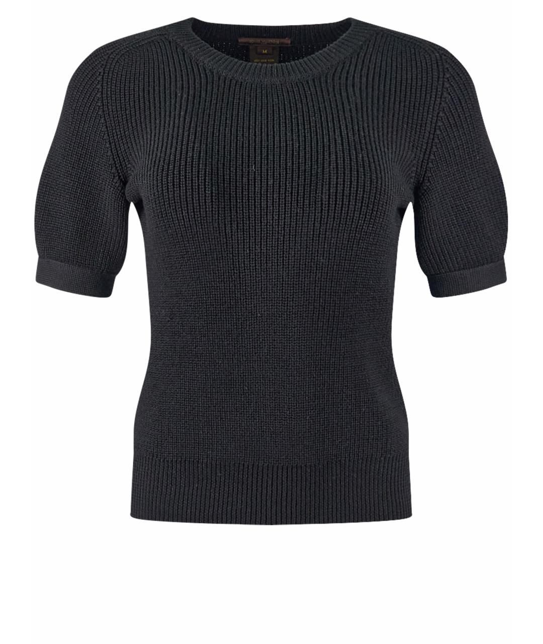 LOUIS VUITTON PRE-OWNED Черный шерстяной джемпер / свитер, фото 1